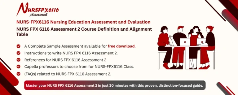 NURS FPX 6116 Assessment 2 Course Definition and Alignment Table