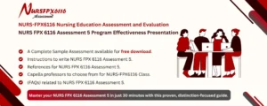 NURS FPX 6116 Assessment 5 Program Effectiveness Presentation
